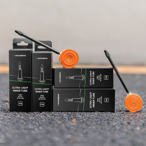 ROCKBROS ยางในจักรยาน700c วาล์ว Presta Schrader จักรยานเสือหมอบ TPU น้ำหนักเบา 700 * 18C/23C/25C/28C/30C/32C