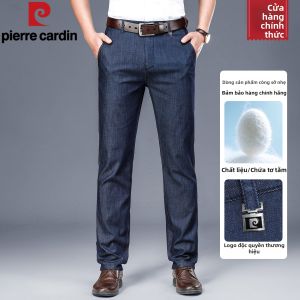 Pierre Cardin | Quần Jeans Nam Thoáng Khí Tencel Ống Dài