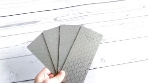 ASAH PISAU PLAT INTAN BATU BERLIAN DIAMOND SHARPENING PLATE GRIT 400 - 1200