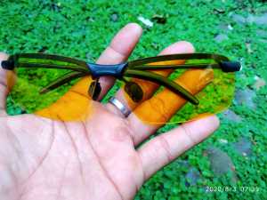 kacamata aviator night vision polarized anti silau untuk malam hari