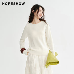 HOPESHOW | Pink New Winter 2025 100 Wool Sweater