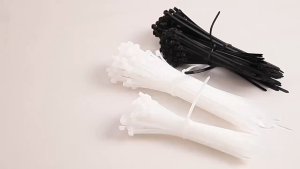 1000PCS Cable Ties 6inch 150mm x 2.5mm Heavy Duty Nylon Zip Ties Self Locking Black White