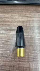 IRIN | IRIN Tenor Saxophone Mouthpiece Rubber+Metal Tenor Sax Mouthpiece Replacement Accessory Exquisitely with Sleek Black Body