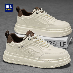 HLA | Breathable Leather Black Mens Shoes