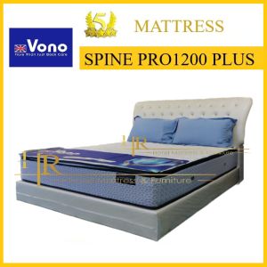 VONO SpinePro 1200 Plus Pocketed Intalok Spring Mattress Freegift Delivery Malaysia
