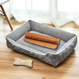 Detachable Washable Pet Mat for Large Small Dogs All Seasons Universal Dog Bed Couch Tent for Golden Retriever Teddy Bichon