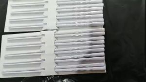 Bộ 10 đôi đũa melamine trắng bóng 2 đầu xoắn 22.5 cm / 24.7 cm