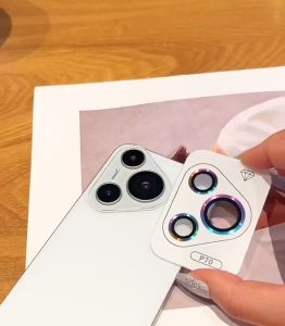 For Huawei Pura 70 Pro Glitter Camera Protector Film For Huawei Pura 70 Ultra Clear Lens Protective Glass Back Cover