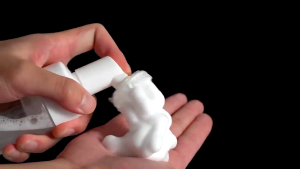 Mousse Foaming Bottle 100/200ML Pump Press Silicone Face Brush Foaming Bottle Foaming Brush Bottle