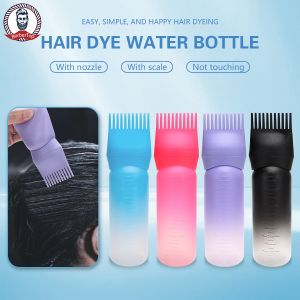 Gradient 160ML Hair Dye Bottle With Applicator Brush Refillable Bottle Salon Hair Coloring Comb Dyein Shampoo Hairdressing Styling Tool Daily Hair Tools