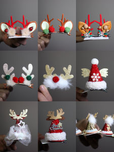 Christmas Hair Clip 2026 New Style Holiday Decoration Nursery Childrens Hair Accessories Festive Headwear for Kindergarten