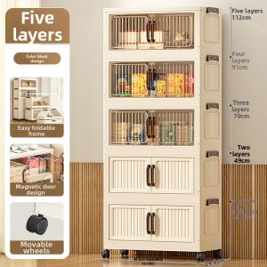 MLZH | Multilayer Foldable Storage Cabinet For Bedroom Children