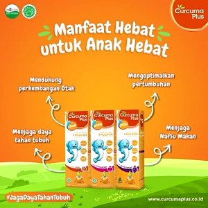 Curcuma Plus Grow Emulsion Suplement Vitamin Sirup Pertumbuhan Anak 200ML - Rasa Jeruk