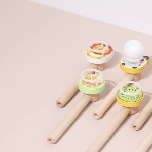 Montessori Toy Wooden Balance Blowing Toys Blowing Pipe Whistles Balls Toys Develop Intelligence Smooth Toys Education Toddler