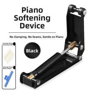 Professional Hydraulic External Buffer Piano Lid Descender Instrument Accessory Hand Protection Non-Damaging for Piano Cover
