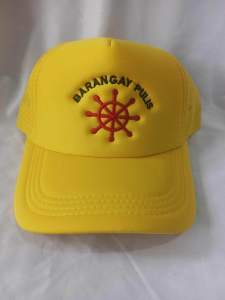 Barangay pulis net cap mesh cap truckers cap high quality embroidered print
