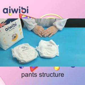 Aiwibi Comfy Dry Baby Pants Pull-on pants diaper Soft and breathable XL - 40 pcs