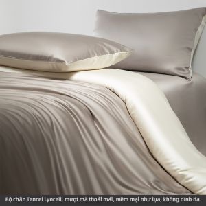 shui yang | Bộ Chăn Ga Gối Lenzing Tencel 60 Chiếc Mát Lạnh 150x200cm