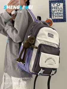 กระเป๋าเป้สะพายหลังนักเรียนประถมศึกษาปีที่ 5 กระเป๋าเป้สะพายหลังแบบยูนิเซ็กซ์ความจุขนาดใหญ่สำหรับนักเรียนมัธยมปลายและมัธยมต้น