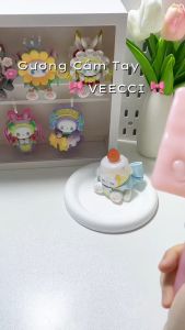 Gương cầm tay Veecci gương makeup cầm tay gương cầm tay hình vuông nhỏ gọn tiện lợi thời trang - Life Style 4U