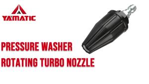YAMATIC เคล็ดลับเครื่องฉีดน้ำแรงดันสูง หัวฉีดพลังสูง360 ° ที่ฉีดแบบหมุนได้4.0GPM เทอร์โบ3000 PSI
