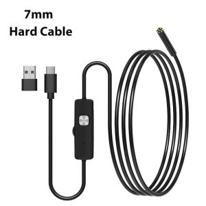 Camera Nội Soi USB-C Android 7MM/5.5MM Video Borescope Với Đầu Dò Chống Nước 6LED Cho Điện Thoại Android Công Cụ Kiểm Tra Đường Ống