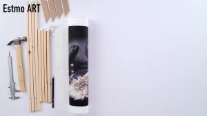 DIY Wood Frame 30x40 40x80 50x100CM Canvas Painting Poster Frame Wall Home Decoration Photo Hanging Picture Frame
