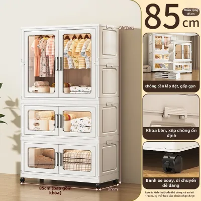 Tủ Đựng Đồ Trẻ Em Gấp Gọn Tủ Quần Áo Nhựa
