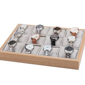 HP302กล่องนาฬิกา กล่องนาฬิกาไม้ ขนาด12ช่อง ลายไม้ งานสวยมาก สินค้าพร้อมส่งที่ไทย รีวิวเพียบ