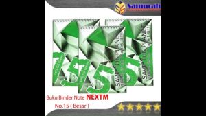 Buku Catatan Next-M Besar No.15 / Binder Note Next M BIG no 10 / Buku Jurnal Ring Saku Gede Bergaris 145 x 21 cm
