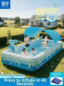 EnjoyLife | Sunshade Inflatable Pool Large