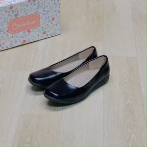 [🥇ของแท้100%🚚ส่งเร็ว👠ส้น 0.5 นิ้ว] Enrich Piners รองเท้านักศึกษา รองเท้าคัทชู หนังหุ้มส้น รุ่น P702 สวย นุ่มเบา สบายเท้า