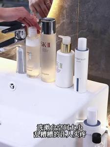 Bathroom Storage Organizer Shelf Suction Cup Storage Rack Wall-Mounted Storage box Rak Bilik Mandi