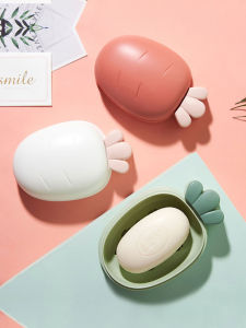 Hộp Đựng Xà Phòng Di Động Có Nắp Phong Cách Bắc Âu Hoạt Hình Hình Quả Dứa Dễ Thương Dùng Trong Nhà Tắm Hộp Đựng Xà Phòng