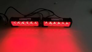 12V - 24V Red-Red Federal Signal Car Strobe Blinker