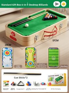 FUZAO | 6-in-1 Educational Kids Pool Table