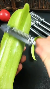 Dao Gọt Rau Củ Đa Năng Inox 2 Đầu | Dao Gọt Vỏ Dao Bào Sợi Julienne | Dụng Cụ Nhà Bếp Tiện Ích