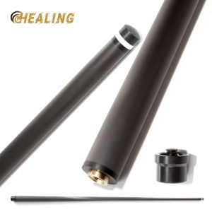 Professional 100% Carbon Fiber Pool Cue Shaft | Low Deflection Pro Taper Design with Black Technology High-Performance | Extra Spare Billiard Shaft for Enhanced Accuracy