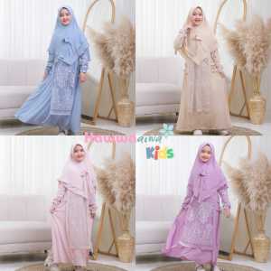 Desain Gamis Syari Anak ALESHA oleh Hawwa aiwa Kids