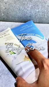 Hand Body Serum Pemutih Badan Thai Goats Milk 200ml