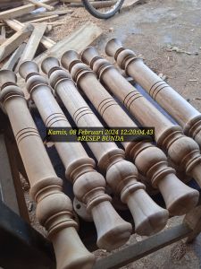 heandle pintu tarikan dan gagang pintu kayu jati pegangan pintu ukuran 50cm mentahan.