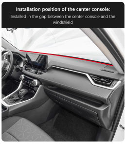 Car Dashboard Sealing Strip Noise Sound Insulation Rubber Strips Front Windshield Gap Strip Universal Seal Accessories For Bmw