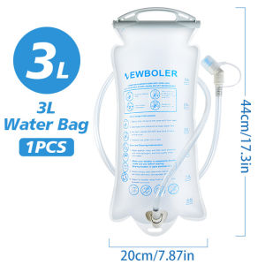 Water Bladder Water Reservoir Hydration Pack Storage Bag BPA Free 1.5L 2L 3L Running Hydration Vest Backpack