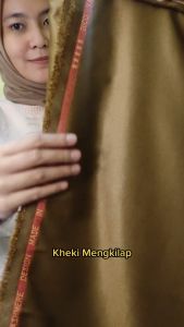 Kain Superwool Cashmere & Bahan Mengkilap Jas