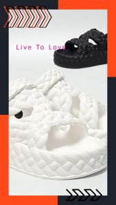 Dép nữ quai ngang đúc liền khối siêu nhẹ DUWA - Hàng chính hãng - LN529