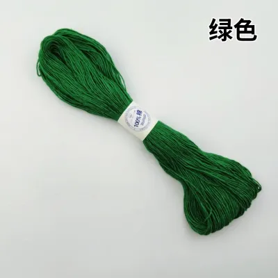 Colorful Plant-Dyed Pure Cotton Sashiko Thread 6-strand