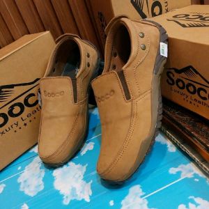 SEPATU PRIA KULIT SAPI CASUAL FORMAL SLIP ON