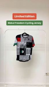 Bizkut Freedom Cycling Jersey Limited Edition Aeroflex Fit Breathable Lightweight Bike Top for Men and Women
