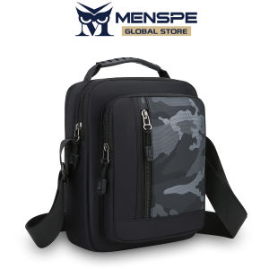 MENSPE Fashion Mens Shoulder Bag Messenger Bag Travel Bag Business Bag Large Capacity Handbag Lightweight Casual Bag Fashion Leisure Sport Street Bag for College Student