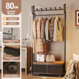 HM | Multifunctional Moving Clothes Rack